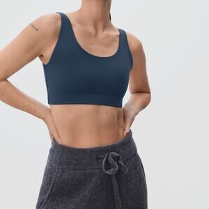 Everlane Perform Sports Bra XXS Atlantic Blue Athletic Activewear‎ Comfort Gym